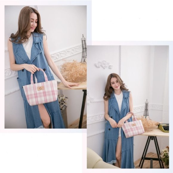 Waterproof Shiba Small Tote Handbag Purse - Picture 4 of 8